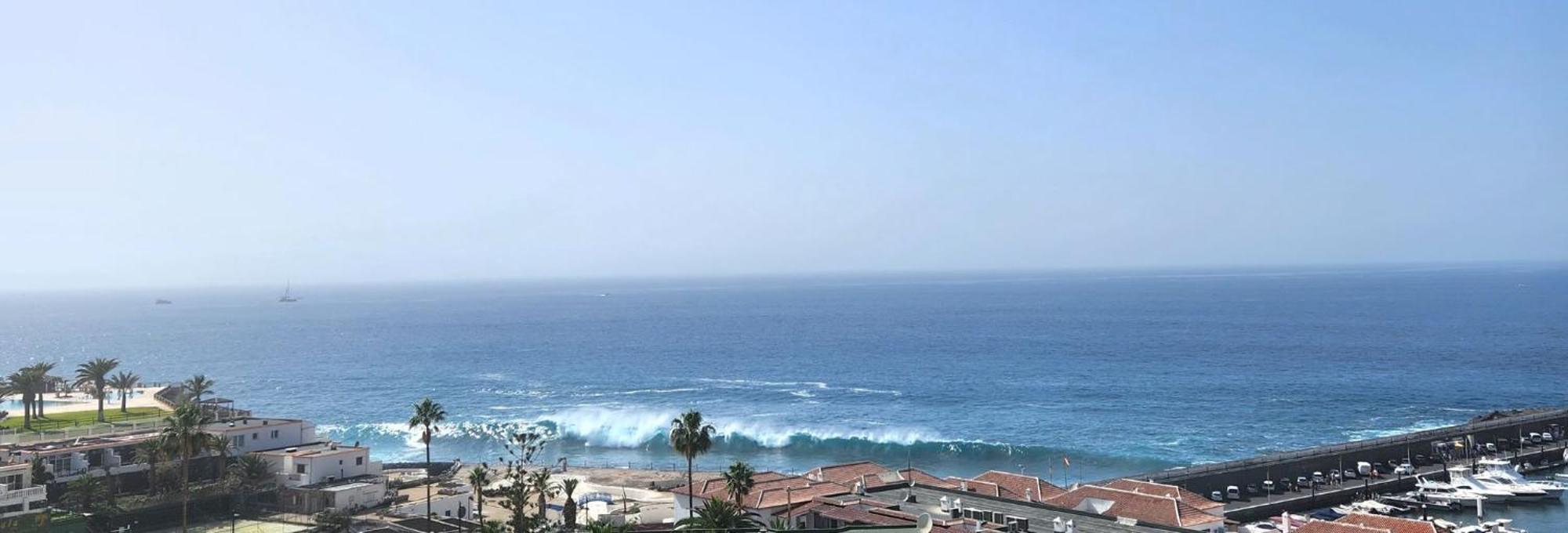Ocean Wave Los Gigantes Acantilado de los Gigantes Buitenkant foto